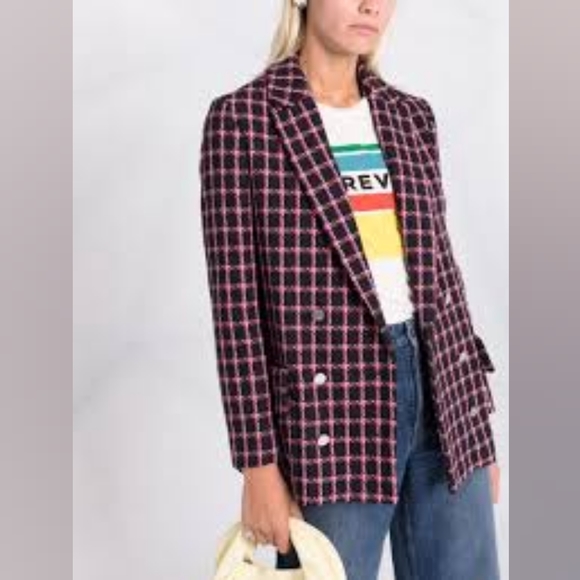 Maje Vitrite Tweed Blazer 34 - Picture 6 of 14